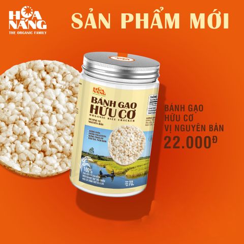 Bánh Gạo Hữu Cơ Hoa Nắng hủ 70g