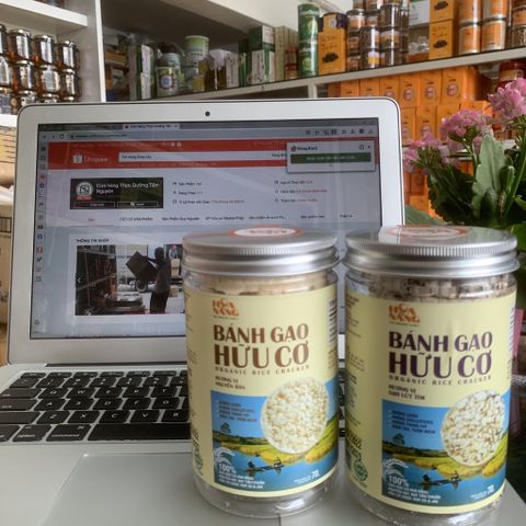 Bánh Gạo Hữu Cơ Hoa Nắng hủ 70g