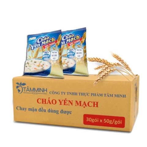 Combo 5 gói Cháo Yến Mạch Tâm Minh 50g