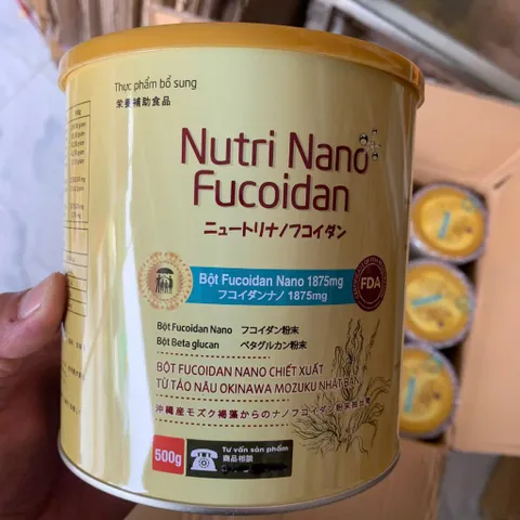 Thực Phẩm Bổ Sung Nutri Nano Fucoidan 500gr Ngũ Cốc Thực Dưỡng tự nhiên