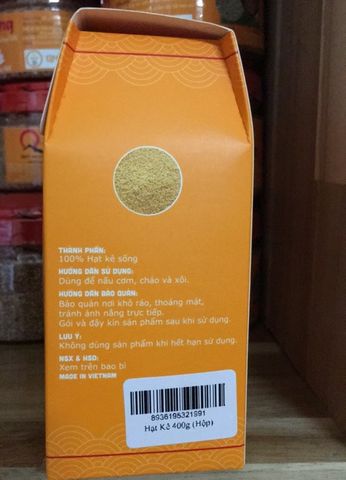 HẠT KÊ DƯỠNG SINH QUY NGUYÊN 400gr