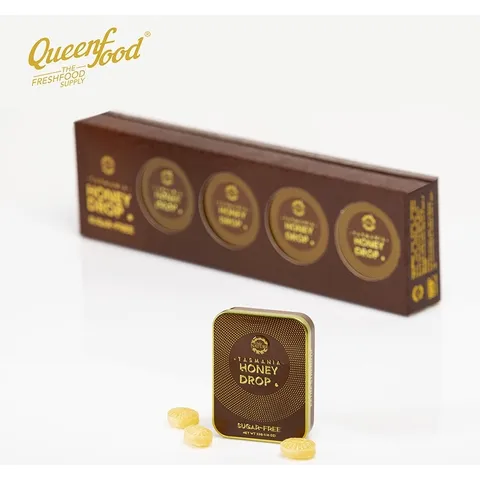 Kẹo sả nhân mật ong Manuka kiêng đường HONEY DROP-Tasmania lốc 10 hộp