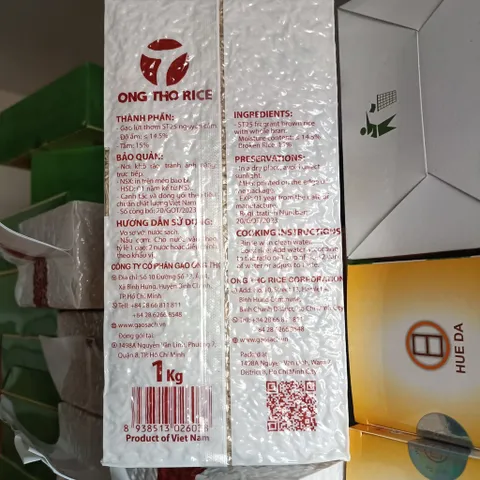 Gạo lứt trắng ST25 Ông Thọ túi 1kg