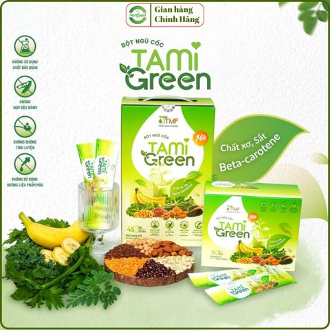 Bột ngũ cốc Tami Green giàu chất xơ – Tâm Minh Foods