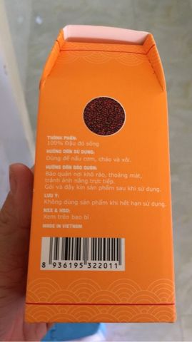 Đậu đỏ sống Quy Nguyên hộp 400gr - Xích tiểu đậu