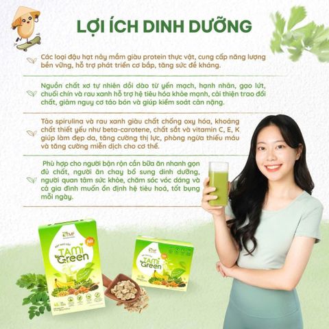 Bột ngũ cốc Tami Green giàu chất xơ – Tâm Minh Foods