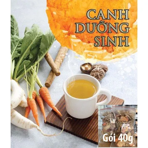 Canh dưỡng sinh sấy khô gói 40g [Mua 10 tặng 1]
