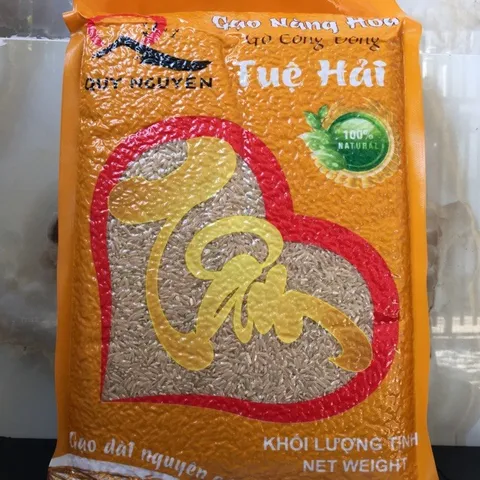 [Date mới]Gạo lứt trắng Nàng Hoa 5kg Quy Nguyên