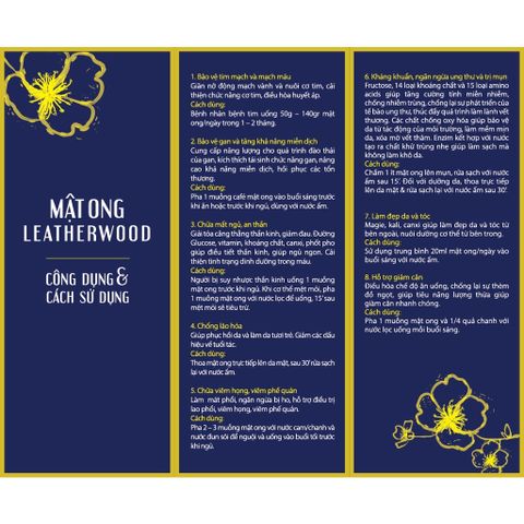 Mật Ong Leatherwood Blue Hills hủ 1kg