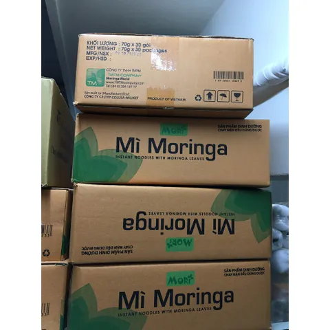 Mì ăn liền chùm ngây Moringa-chay mặn điều được[Thùng 30 gói]
