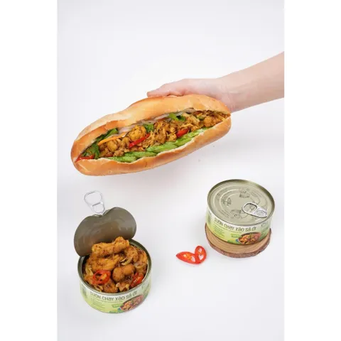 Sườn chay xào sả ớt Tâm Minh Foods hộp 100g