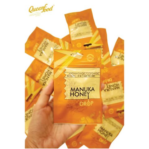 Kẹo Gừng Sả Mật Ong Manuka đường kiêng OnLy Nature túi 5 viên