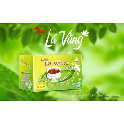Trà Lá vằng Lava hộp 30 túi lọc