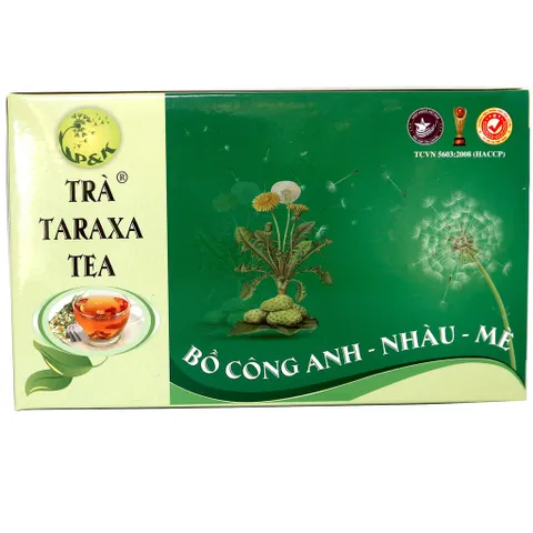 Trà Bồ Công Anh-Nhàu-Mè TARAXA TEA hộp 50 túi lọc