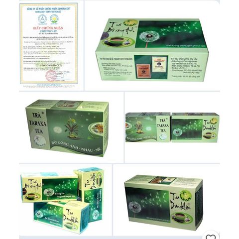Trà Bồ Công Anh-Nhàu-Mè TARAXA TEA hộp 50 túi lọc