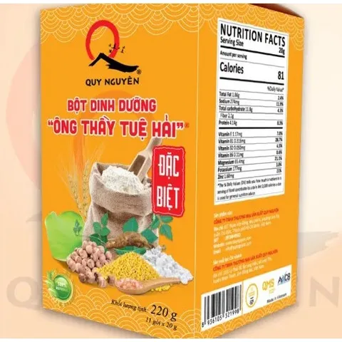 Bột dinh dưỡng đặc biệt Ông thầy Tuệ Hải 220g -[ Thùng 12 hộp]