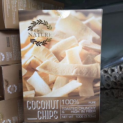 Dừa sấy giòn COCONUT CHIPS Túi (100g)