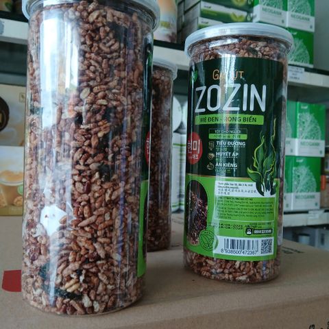 Cơm sấy gạo lứt mè đen rong biển Zozin 310g-ăn chay, ăn kiêng, giảm cân, người bị tiểu đường