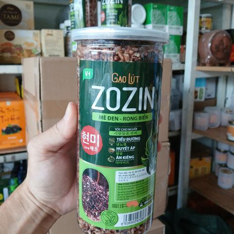 Cơm sấy gạo lứt mè đen rong biển Zozin 310g-ăn chay, ăn kiêng, giảm cân, người bị tiểu đường