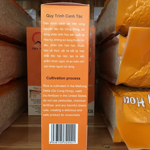 [Date mới]Gạo lứt trắng Nàng Hoa 2kg