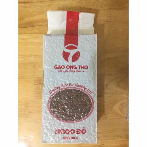 Gạo Lứt Đỏ Ông Thọ  1Kg-Gạo Lứt Huyết Rồng -Tốt cho sức khỏe, ăn kiêng, tiều đường, giảm cân, cao huyết áp