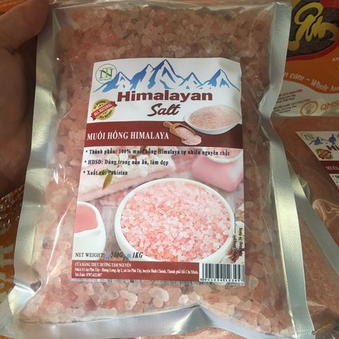 Muối ăn Himalaya organic túi 1kg