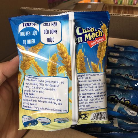 Cháo Yến mạch Tâm Minh 1 Thùng 30 gói