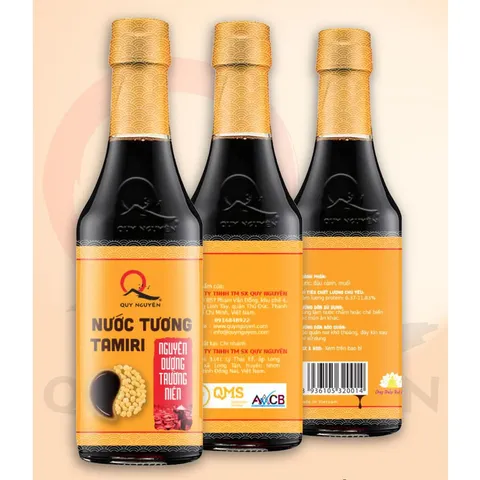 Nước Tương Tamari Quy Nguyên 250ml Thầy Tuệ Hải sx