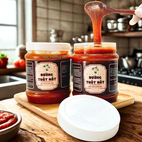 Đường thốt nốt nguyên chất hủ , hoàn toàn tự nhiên, không chất bảo quản, đặc sản An Giang