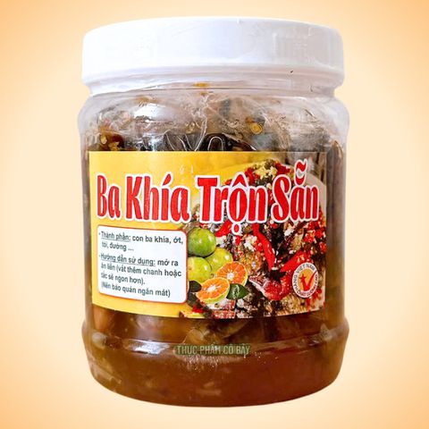 Ba Khía Trộn Sẵn Tỏi Ớt – Đặc Sản Miền Tây Chuẩn vị hủ