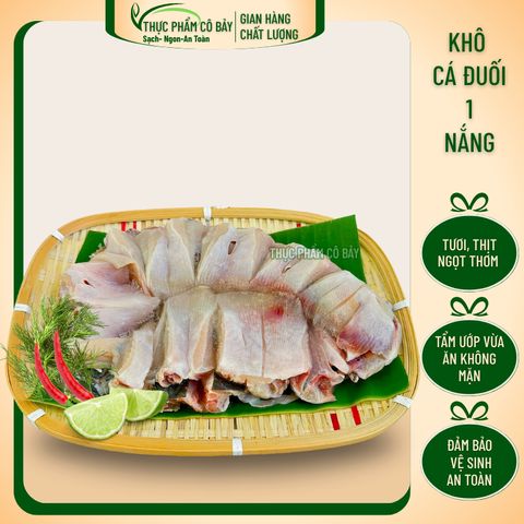 hỏa tốc - Khô Cá Đuối 1 Nắng Vừa Ăn - ,thịt thơm dai ngọt,đặc sản miềm tây. 