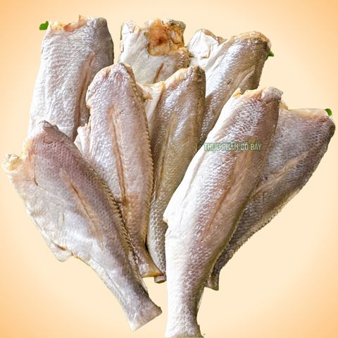 hỏa tốc_ Khô cá đù 3 nắng hảo hạng 1kg (18/22 con), không mặn vừa ăn,đặc sản Cần Giờ. 