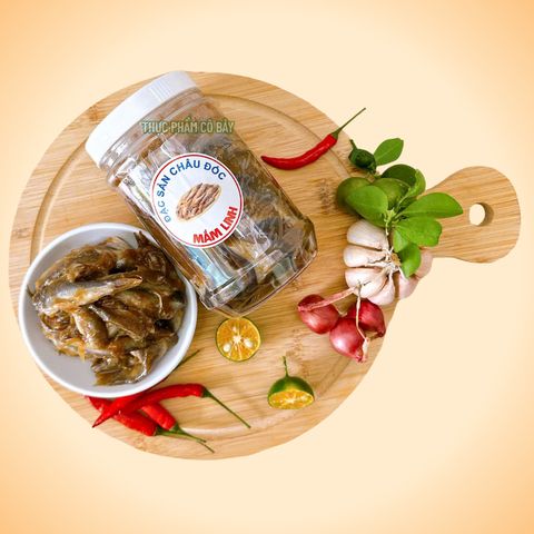 Mắm Cá Linh Nguyên Con hủ/500gr, chuẩn vị châu đốc, ủ bắng đường thốt nốt