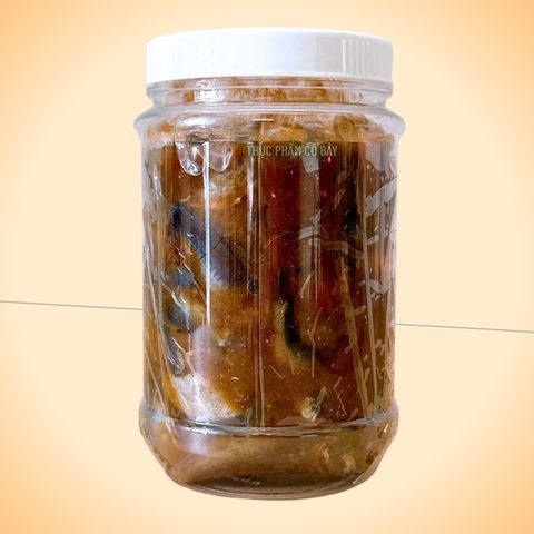 Mắm Cá Linh Nguyên Con hủ/500gr, chuẩn vị châu đốc, ủ bắng đường thốt nốt