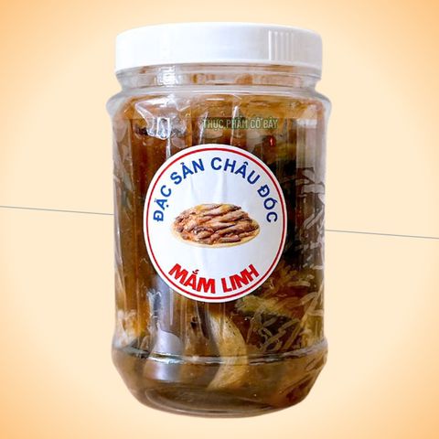Mắm Cá Linh Nguyên Con hủ/500gr, chuẩn vị châu đốc, ủ bắng đường thốt nốt