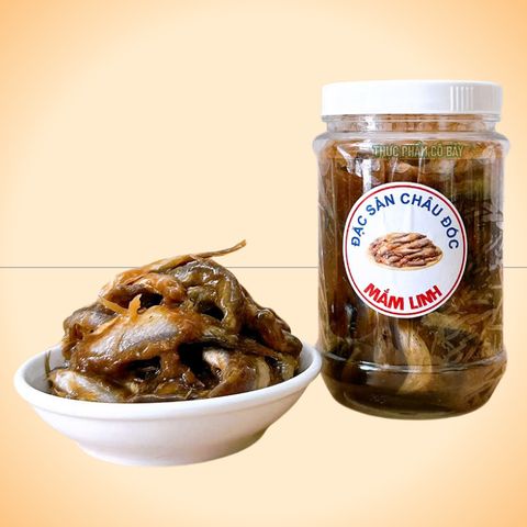 Mắm Cá Linh Nguyên Con hủ/500gr, chuẩn vị châu đốc, ủ bắng đường thốt nốt