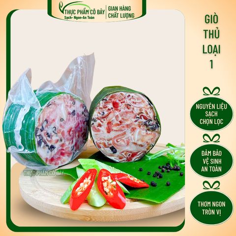 Giò Thủ - Chả Gân tai heo ngon giòn, thơm, hương vị truyền thống hàng mới mỗi ngày