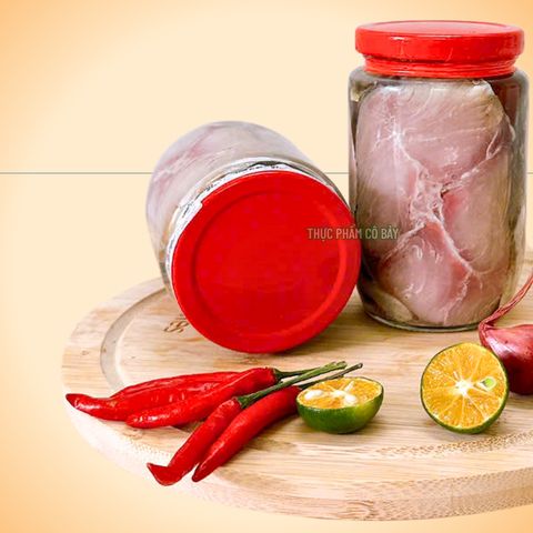 Mắm Cá Thu Dùi Ngâm Dầu, Chuẩn Vị Truyền Thống Thịt Béo Thơm