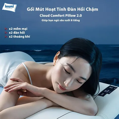 [BẢN TIÊU CHUẨN] Gối Cloud Comfort ISUNI 2.0 – Giải Pháp Hoàn Hảo Cho Giấc Ngủ Sâu 8 Tiếng 772351