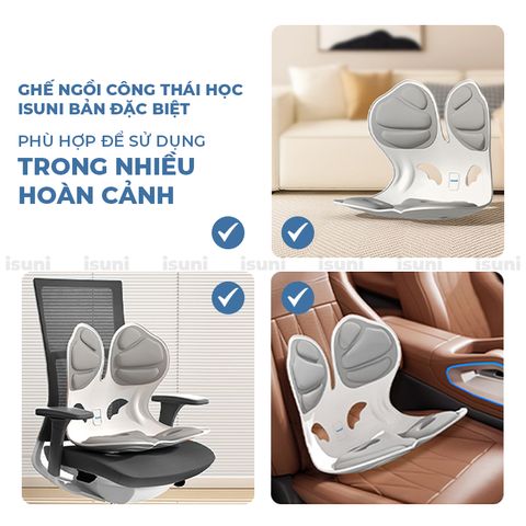 [BẢN ĐẶC BIỆT] Ghế Điều Chỉnh Tư Thế Ngồi Chống Gù Lưng, Ghế Công Thái Học Giảm Đau Mỏi Lưng, Hông 772375