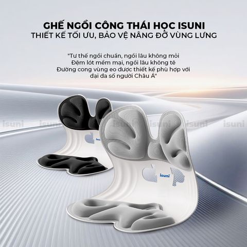 [BẢN SEASHELL] Ghế Công Thái Học ISUNI  Phù Hợp Cho Trẻ Em, Học Sinh - Chỉnh Dáng Ngồi Cao 772380