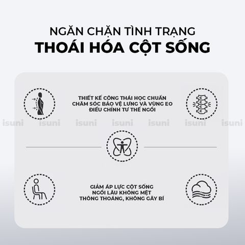 [BẢN SEASHELL] Ghế Công Thái Học ISUNI  Phù Hợp Cho Trẻ Em, Học Sinh - Chỉnh Dáng Ngồi Cao 772380
