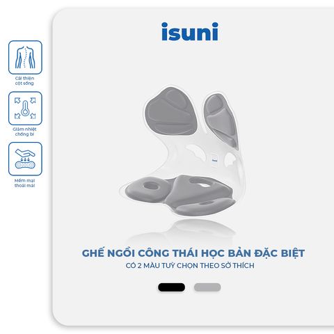 [BẢN CHO DÂN VĂN PHÒNG] Ghế Điều Chỉnh Tư Thế Ngồi Chống Gù Lưng, Ghế Công Thái Học Giảm Đau Mỏi Lưn 772390