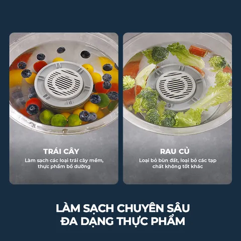 Máy Làm Sạch Và Khử Khuẩn Thực Phẩm ISUNI Nhỏ Gọn Công Nghệ Hydroxyl Kép An Toàn, Kháng Nước IPX7 772394