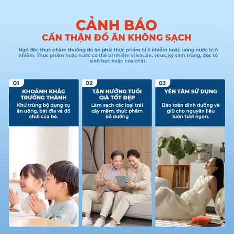 Máy Làm Sạch Và Khử Khuẩn Thực Phẩm ISUNI Nhỏ Gọn Công Nghệ Hydroxyl Kép An Toàn, Kháng Nước IPX7 772394