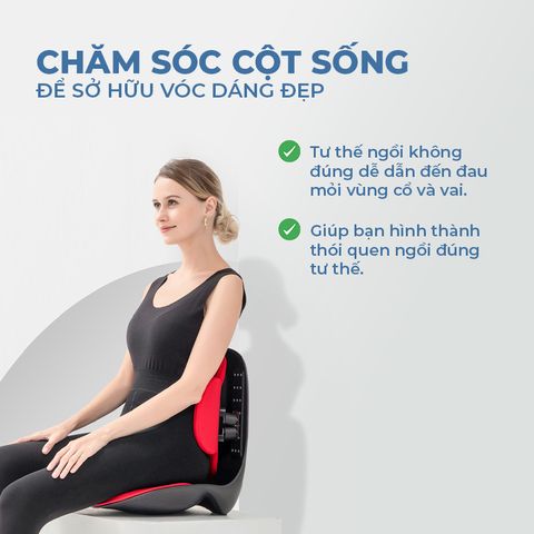 [BẢN ULTRA] Ghế Điều Chỉnh Tư Thế Ngồi, Cải Thiện Vóc Dáng, Chống Gù Lưng, Ghế Công Thái Học ISUNI 772408