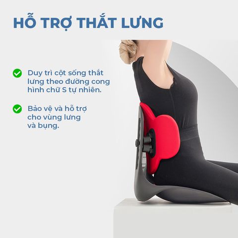 [BẢN ULTRA] Ghế Điều Chỉnh Tư Thế Ngồi, Cải Thiện Vóc Dáng, Chống Gù Lưng, Ghế Công Thái Học ISUNI 772408