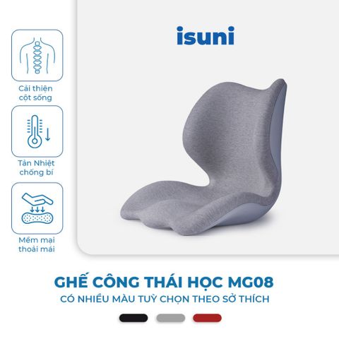 Ghế Điều Chỉnh Tư Thế Ngồi ISUNI BẢN MG08 Ghế Tựa Lưng Chống Gù Công Thái Học Giảm Đau Mỏi Lưng 772409
