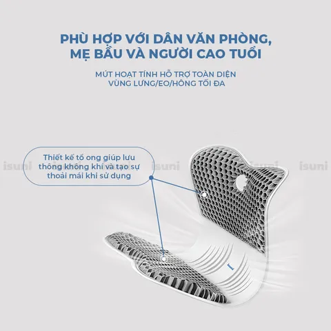 [BẢN VIP] Ghế Công Thái Học Điều Chỉnh Tư Thế Ngồi Chống Gù Lưng, Hỗ Trợ Cột Sống, Vai Cho Nam Nữ