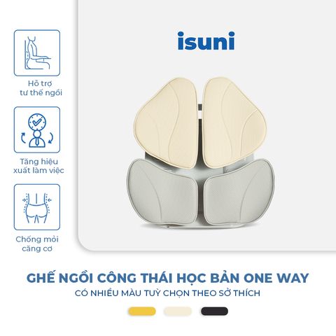 [BẢN ONEWAY] Ghế Điều Chỉnh Tư Thế Ngồi ISUNI Giúp Giảm Đau Mỏi Lưng Khi Lái Xe, Ngồi Làm Văn Phòng 772414